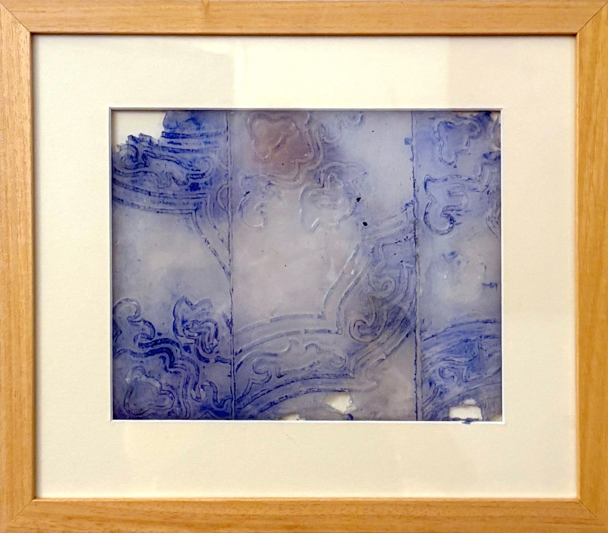 Framed original work by Marilina Marchica from Traces