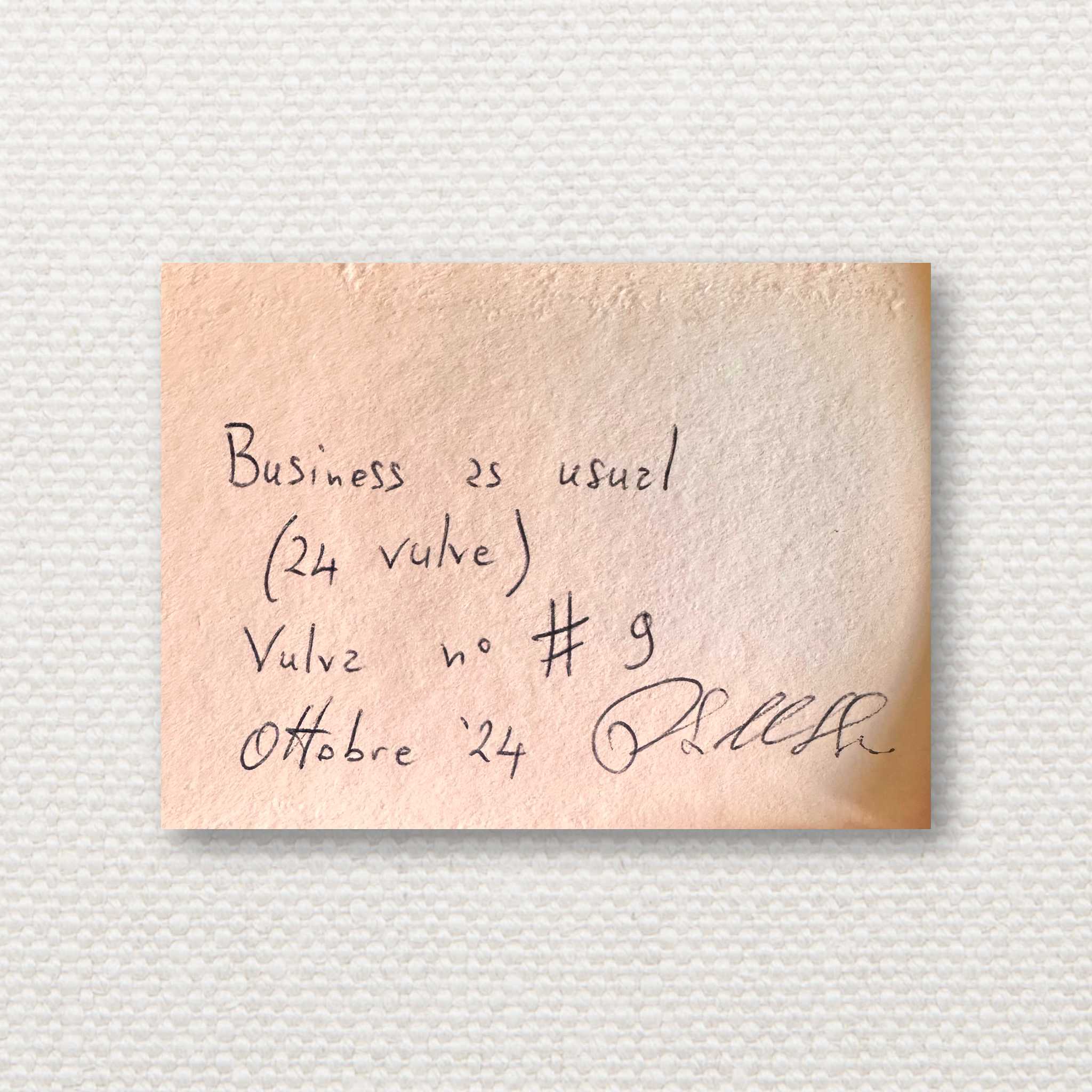 Business as Usual no. 10